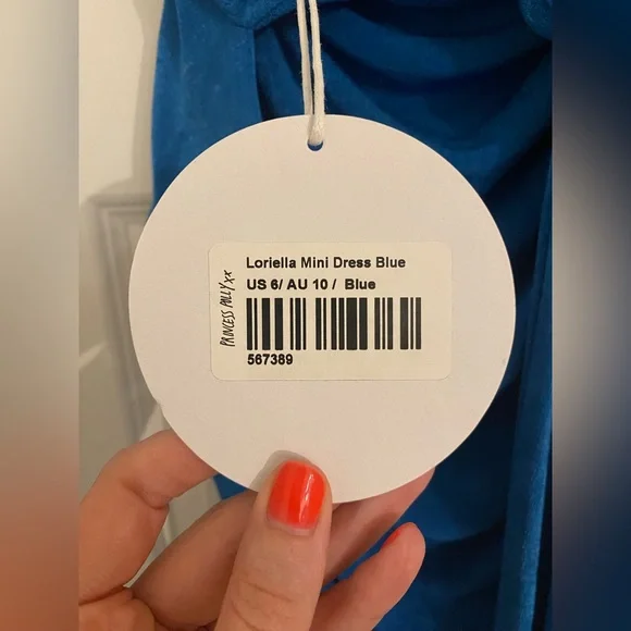 Blue Mini Dress - Picture 3 of 3